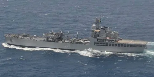 Live real-time military ship tracking of INS Gharial from Indian Navy