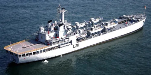 Live real-time military ship tracking of INS Magar from Indian Navy