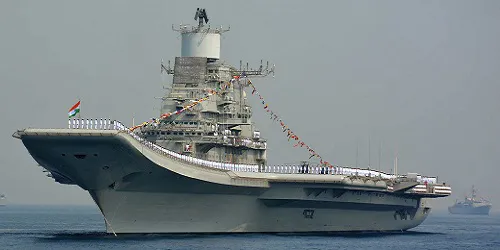 Live real-time military ship tracking of INS Vikramaditya from Indian Navy