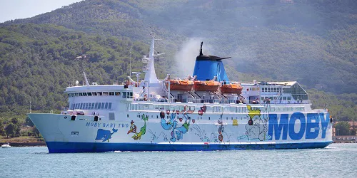 Live real-time cruise ferry tracking of Moby Baby Two from Moby Lines