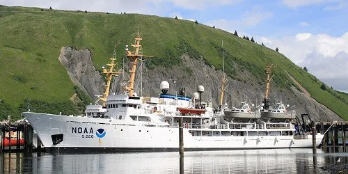 Live real-time research ship tracking of Fairweather from National Oceanic and Atmospheric Administration