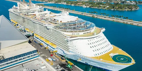 Live real-time ocean cruise ship tracking of Allure of the Seas from Royal Caribbean International