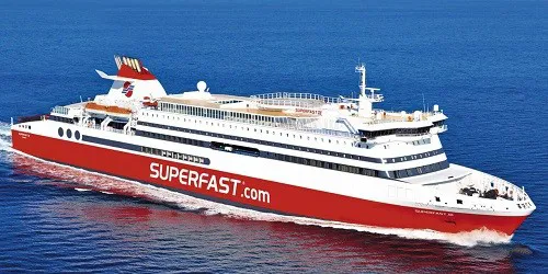 Live real-time cruise ferry tracking of Superfast XI from Superfast Ferries