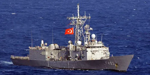 Live real-time military ship tracking of TCG Gelibolu from Turkish Navy
