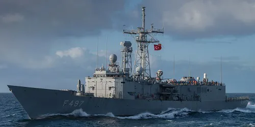 Live real-time military ship tracking of TCG Göksu from Turkish Navy