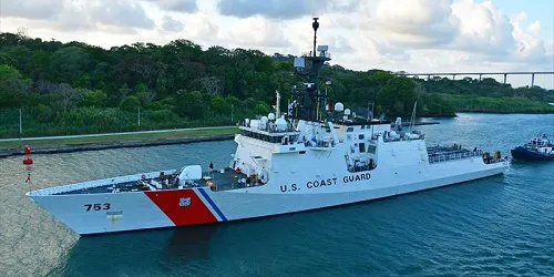 Live real-time military ship tracking of CGC Hamilton from United States Coast Guard