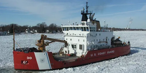 Live real-time military ship tracking of CGC Mackinaw from United States Coast Guard