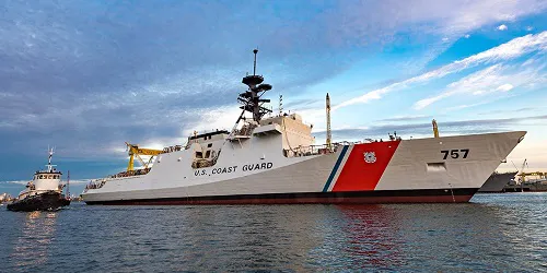 Live real-time military ship tracking of CGC Midgett from United States Coast Guard