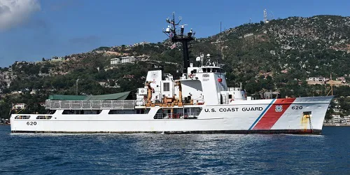 Live real-time military ship tracking of CGC Resolute from United States Coast Guard