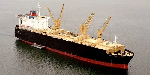 Live real-time tracking of military dry cargo / ammunition support ship USNS 2nd Lt. John P. Bobo from the United States Navy Military Sealift Command