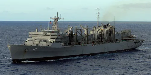 Live real-time tracking of military fast combat support ship USNS Bridge from the United States Navy Military Sealift Command