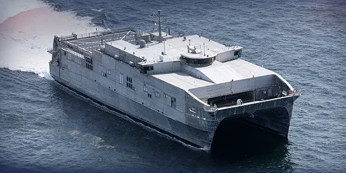 Live real-time tracking of military expeditionary fast transport USNS Cody from the United States Navy Military Sealift Command