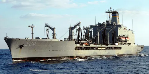 Live real-time military ship tracking of USNS Rappahannock from United States Navy Military Sealift Command