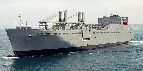 Live real-time tracking of military ro-ro cargo support ship USNS Watson from the United States Navy Military Sealift Command