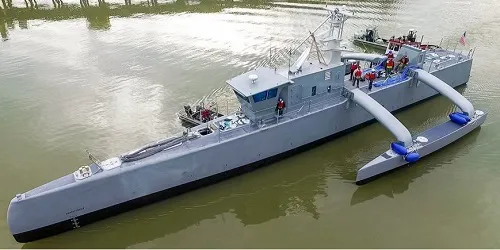 Live real-time military ship tracking of Sea Hunter from United States Navy