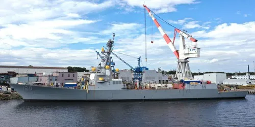 Live real-time military ship tracking of USS Carl M. Levin from United States Navy