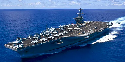 Live real-time military ship tracking of USS Carl Vinson from United States Navy