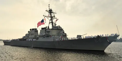 Live real-time military ship tracking of USS Carney from United States Navy