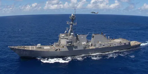 Live real-time military ship tracking of USS Chafee from United States Navy