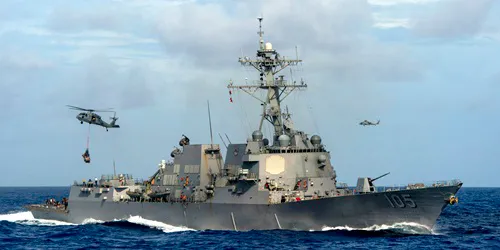 Live real-time military ship tracking of USS Dewey from United States Navy