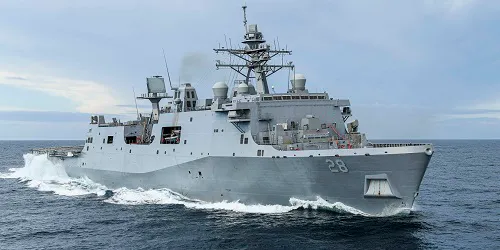 Live real-time military ship tracking of USS Fort Lauderdale from United States Navy