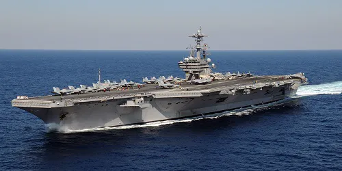 Live real-time military ship tracking of USS George H. W. Bush from United States Navy