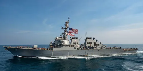 Live real-time military ship tracking of USS Hopper from United States Navy