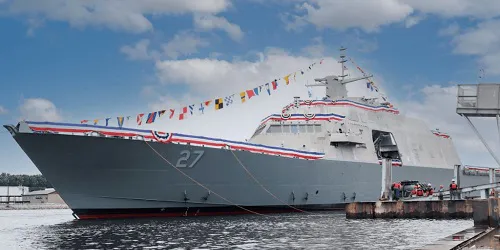 Live real-time military ship tracking of USS Nantucket from United States Navy