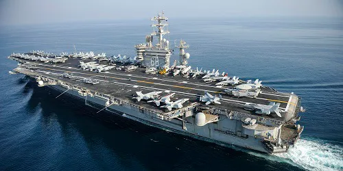 Live real-time military ship tracking of USS Nimitz from United States Navy