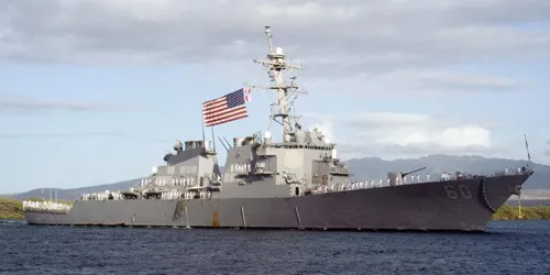 Live real-time military ship tracking of USS Paul Hamilton from United States Navy