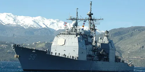 Live real-time tracking of military guided missile cruiser USS Philippine Sea from the United States Navy