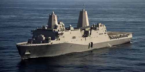 Live real-time military ship tracking of USS San Diego from United States Navy