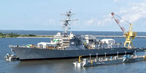Live real-time military ship tracking of USS Ted Stevens from United States Navy