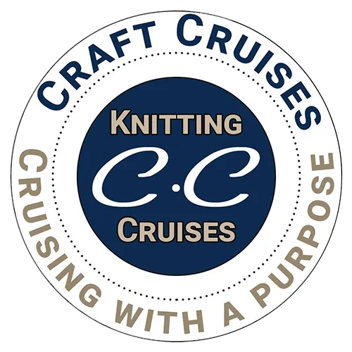 Great Alaskan Knitting Cruise 2023 Themed Cruise Logo