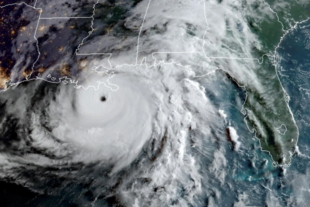 Category 4 Hurricane Ida (2021) - Historical Storm Tracking