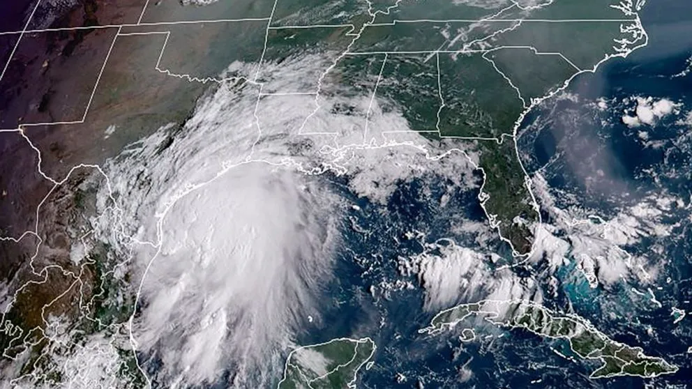 Category 1 Hurricane Nicholas (2021) - Historical Storm Tracking