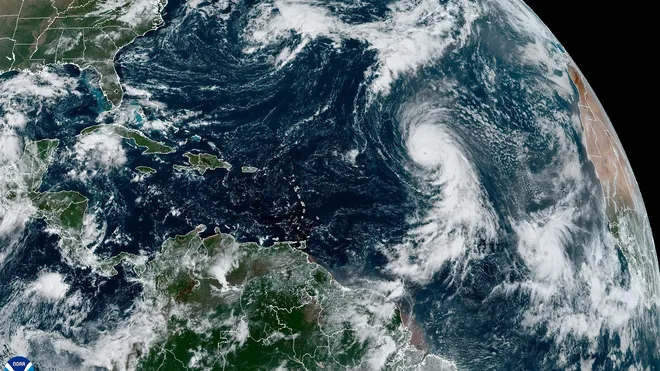Category 4 Hurricane Kirk (2024) - Historical Storm Tracking