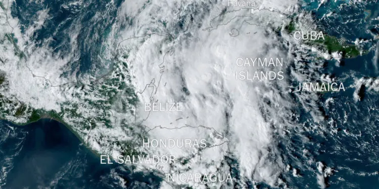 Tropical Storm Nadine (2024) - Historical Storm Tracking