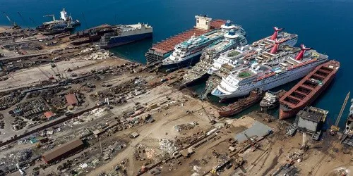 Port of Alang, India