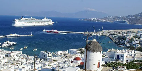 Port of Mykonos, Greece