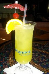 Riviera Delight - Carnival Cruise Line Beverage Recipe