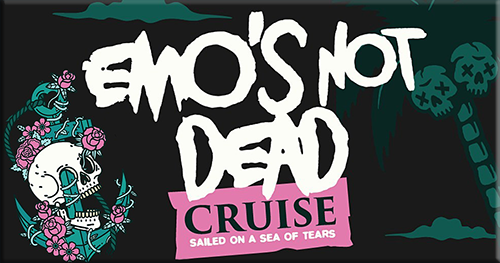 EMO's Not Dead Cruise 2023 Themed Cruise Logo