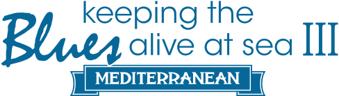 Keeping The Blues Alive At Sea Mediterranean III Themed Cruise Logo