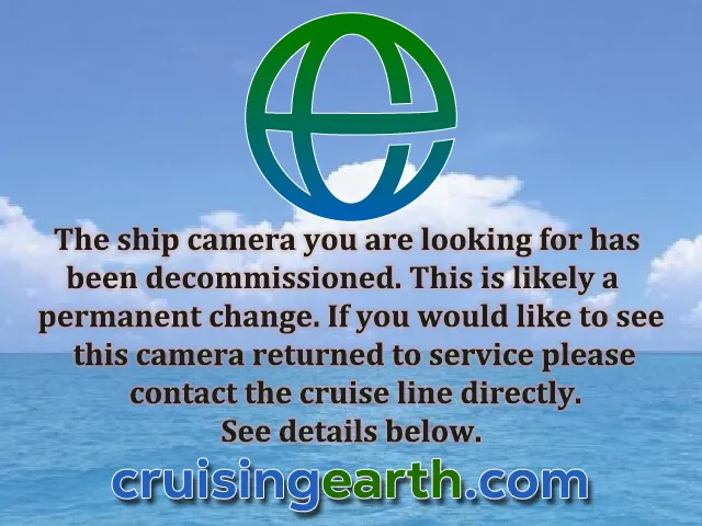 Carnival Sunrise - Bridge (Forward) Webcam / Camera Decommissioned